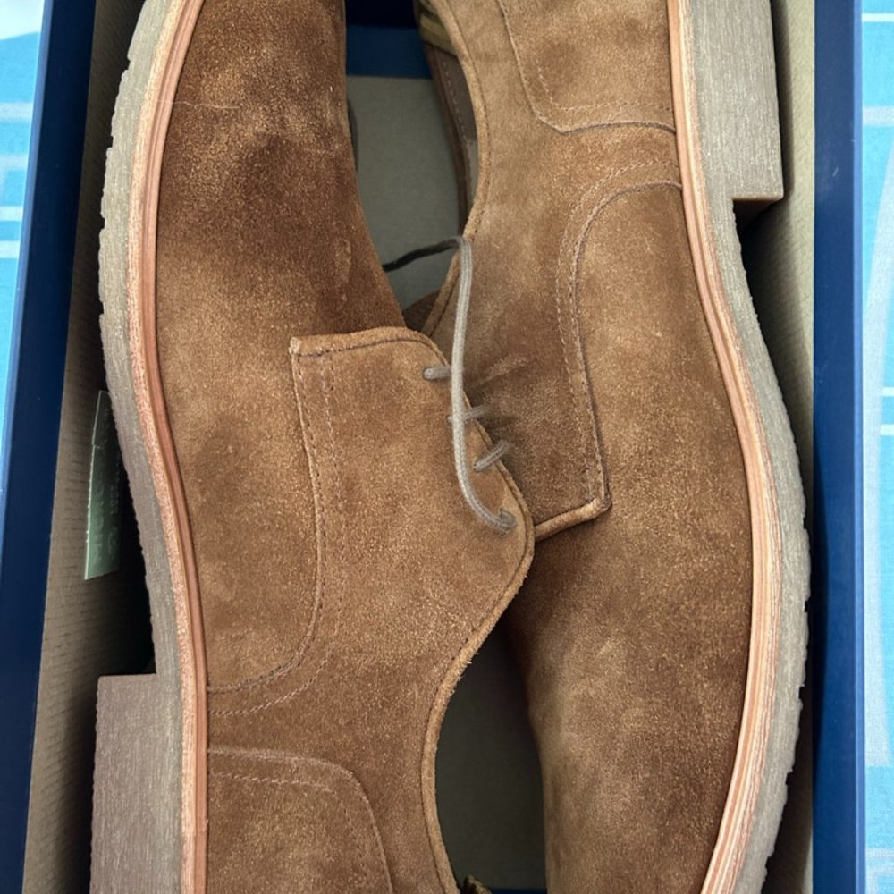 Men's Suede Oxfords